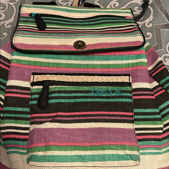 Dakine Multicolored Jute Backpack with Draw Cord Top and Pockets main image 10